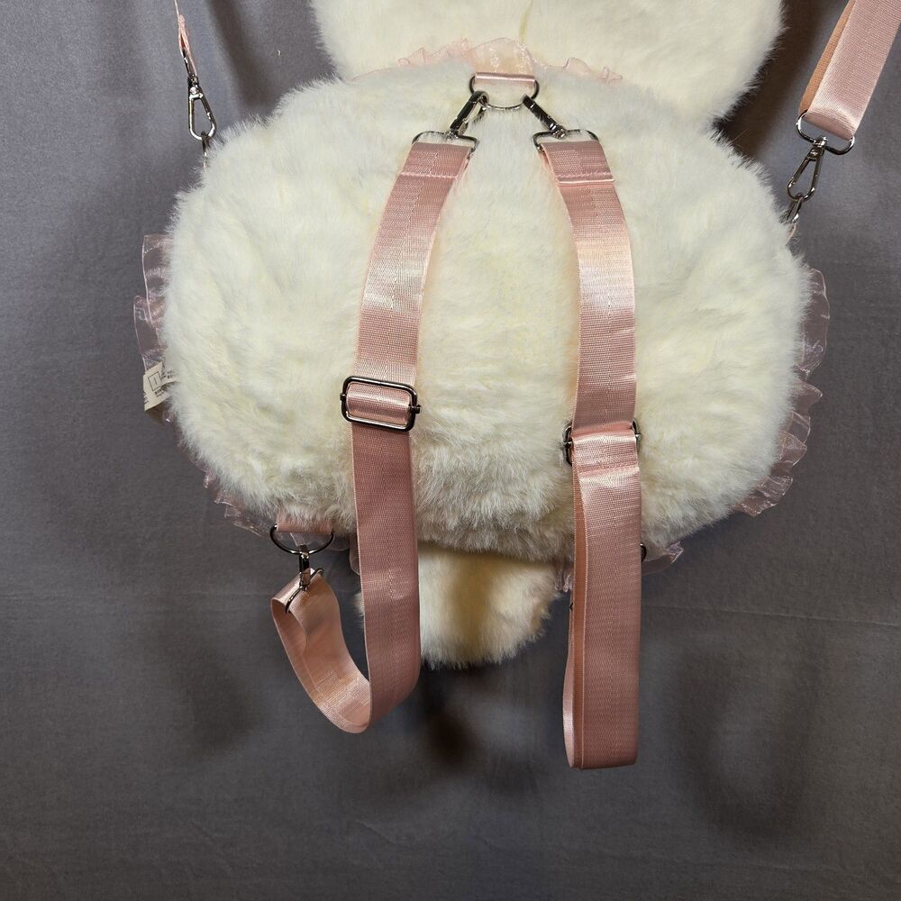 Baby Three Fairy Tale Backpack - White Bunny With Special Eyes - Picture 9 of 16